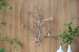 17x5.5x22" Metal Branch Wall Sculptures with Bird Accents, Set of 2 W2078P223128