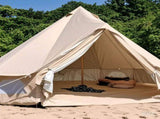 4m 4-6 Person 4 Season Waterproof Oxford Yurt Camping Tent with Galvanized Steel Frame 40814516