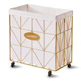 Laundry Baskets,Collapsible Laundry Basket with Wheels,Removable Lined for Easy Cleaning Storage 28852055