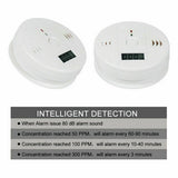LCD Display CO Carbon Monoxide Gas Detector Device Home Safety Alarm Detector 01254366