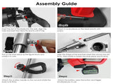 21V Electric Cordless Electric Soil Cultivator - 550W High Power 300RPM, 4-Blade 16 Steel Tines , 53131038