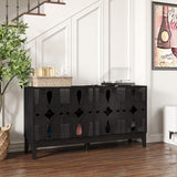 60.5" Mid Century Modern Sideboard Buffet with Storage, TV Media Console Table, Storage W1801P268982