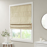 Printed Faux Silk Room Darkening Cordless Roman Shade B03598315