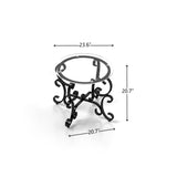 3 Piece Tempered Glass Surface Coffee Table Set, Decor Coffee Table Round End Side Table with Sturdy W2167P220517
