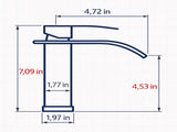 Single Handle Bathroom Faucet Lavatory Faucet Stainless Steel Single Hole-TP, Brushed NickelUnable 33589270