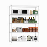 ZNTS 5 tiers of heavy-duty adjustable shelving and racking with a 300 lb. weight capacity per wire shelf W1668P162574