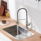 Modern Touchless Infrared Sensor Kitchen Faucet Sleek Stainless Steel Hands-Free Design for T3609P347455