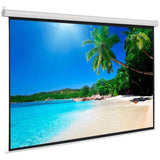 ZNTS 100 INCH 4:3 Manual Projector Screen Matte White 65870669