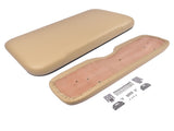 Front Seat Cushion Kit with Hardware Tan Color Replacement for EZGO TXT Golf Cart 1994-2013 32422513