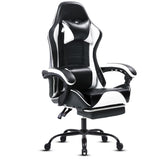 ZNTS Gaming Chair, Ergonomic Video Game Chair for Adults, Adjustable Height Pu Leather Gamer Chair Office 07925118