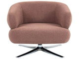 Cuddle-style leisure swivel sofa chair, suitable for balconies, studies and living rooms, Red W3248P354265