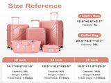 five-piece suitcase 20-24-28 inch trolley case two-piece handbag PP trolley case 20in 24in 28in PP 15983495