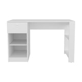 120-Home 47" Wide One Drawer Desk , Four Shelves, Writting Desk, Gamer Desk, Home Office, Living B070P254776