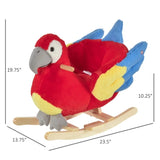 Baby rocking horse toy with music playback Parrot shaped 52694478