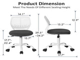Desk Chair with Height Adjustable, 360&deg Swivel, Study Chair for Teen & Kids, Grey 11722134