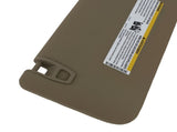 Driver Side Sun Visor fit for Escalade/Yukon 2007-2014 Beige Plastic w/ Light Mirror 72041453