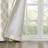 Printed Ikat Blackout Patio Curtain B03599827