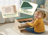 25-Key Kids Piano Keyboard - Realistic Sound & Finger-Sized Keys, Wooden Educational Toy for 3 90415903