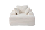 Oversized Chaise Lounge Chair Cozy Cloud Couch, Modern Plush Corduroy Upholstered Sleeper Sofa 70499596
