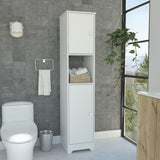 ZNTS Brighton 1-Shelf Linen Cabinet White B06280090