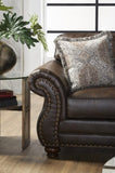 Leinster Faux Leather Upholstered Nailhead Chair T2574P196592
