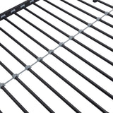 METAL Bunk Bed with trundle Black W311120500