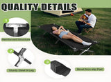 Portable Folding Camping Cot with Carrying Bag Army 00300550