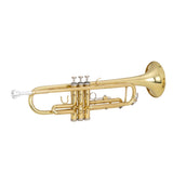 Brass Trumpet Bb with 7C Mouthpiece for Standard Student or Beginner Golden 74335617
