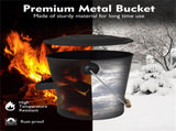 Fireplace Ashing Set, Ash Bucket Shovel Brush Cut-Resistant Gloves , Easy to 21266854