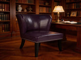 25.6 "x27.2" x32.8 " PU Leather Accent Chair, Living Room Lounge Sofa Chair with Rivet Trim for W5325P458035