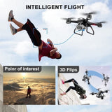 V14 Professional Drone 6K HD Dual Camera Wifi FPV Portable RC Quadcopter 2 BATTERY,Drones suitable 05857299