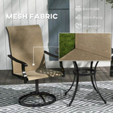 old SKU64596337pcs Patio Swivel Chairs ,Outdoor Garden Bench Garden chair Swivel Chairs Set of 87619754