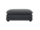Ottoman Footstool in Corduroy Fabric, Can be Used with 2 Seater Sofas, 3 Seater Sofas and 4 Seater W714P185486