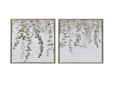 Eucalyptus 2-piece Framed Canvas Wall Decor Set B035129221