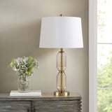 Faceted Brown Glass Table Lamp B035P264526