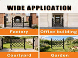 Foldable Security Gate, Expandable Safety Barrier with 360&deg Swivel Casters Lockable Design, 75545605