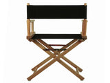 18" Director's Chair Natural Frame-Black Canvas 86218850
