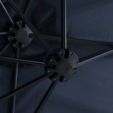 14.8 Ft Double Sided Outdoor Umbrella Rectangular Large with Crank W640140332