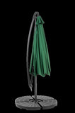 14.8 Ft Double Sided Outdoor Umbrella Rectangular Large with Crank W640P234554