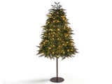 6FT Two-Tone Green Tall-Leg Tree, 228 PE Tips, 145 Warm White Lights with 8 Modes & Remote, US Plug 75946421