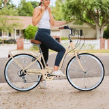 Ladys Bike, 7 Speed, Steel Frame, Multiple Colors 20580277