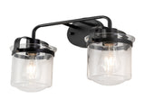 ll Sconces Set of 2 with Clear Glass Shade,Modern ll Sconce, Industrial Indoor ll Light Fixture E26 82306146