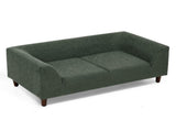 Pet sofa with backrest and armrests, modern rectangular pet sofa suitable for small and medium dogs, W487P416732