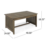 CASA ACACIA COFFEE TABLE 63307.00GRY