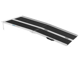Non-Skid Traction Folding Aluminum Wheelchair Ramp Scooter Mobility Handicap Ramps for Home Steps, 48052959