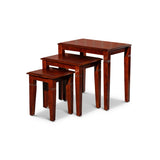 ZNTS 3-Piece Nesting Table Set, Cherry B04660617