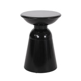Outdoor Metal end Table -Large 73615.00BLK