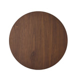 ZNTS Wood Counter Height Round Dining Table, Brown, 35.4"D x 35.4"W x 36"H 58913.00WNT