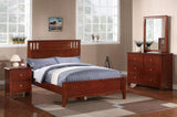 Bedroom Nightstand Cherry Color Wooden 2 Drawers Table Bed Side Table HSESF00F4277