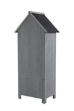 ZNTS 30.3"L X 21.3"W X 70.5"H Outdoor Storage Cabinet Tool Shed Wooden Garden Shed Gray W142267668